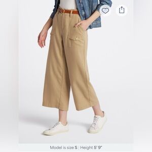 One5One Terri extra high rise linen boot cut pants